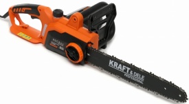 Fierăstrău electric cu lanț KraftDele KD10641, 2800 W, lamă 16 inch / 40 cm, pentru tăiere lemn și lucrări în grădină
