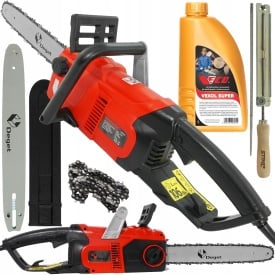 Fierăstrău electric cu lanț Verke Garden 2400W, lamă 37 cm, ungere automată și întindere rapidă a lanțului