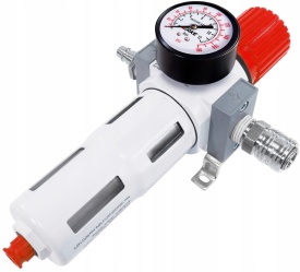 Filtru regulator de presiune pneumatic 1/2 inch MaxRom V81234, cu manometru 0-16 bar și separator de condens - Img 6