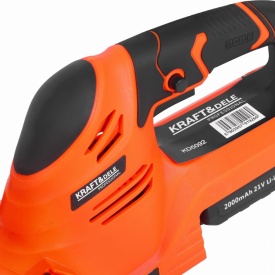 Foarfecă electrică de tuns gard viu cu acumulator 21V 2000 mAh KraftDele KD5092, set cu 2 baterii și lamă 480 mm - Img 8
