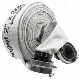 Furtun pentru apă murdară tip pompieri 2 țoli, 30 m, cu cuple rapide din aluminiu, pentru pompe submersibile și motopompe MaxRom V60132 - Img 2