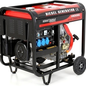 Generator de curent diesel KraftDele KD122, 6500W, 230V/12V, AVR, pornire electrică și manuală - Img 2