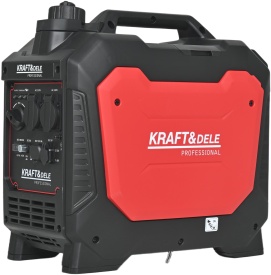 Generator de curent invertor KraftDele KD3162, 2,5 kW, 230V și 12V, port USB, ECO MODE, portabil pentru urgențe și camping - Img 3