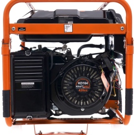 Generator de curent monofazat KraftDele KD164, 5500W, 230V/12V, pornire electrică și manuală, rezervor 25L - Img 10