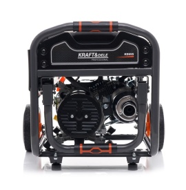 Generator de curent monofazat KraftDele KD695, 230V, 3,2 kW / 3,5 kW, rezervor 15L, ieșire 12V, open frame - Img 3