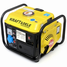 Generator electric monofazat KraftDele KD109Z 1200W, 230V/12V, portabil, cu pornire manuală și rezervor 4L - Img 8
