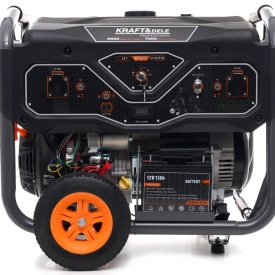 Generator electric monofazat KraftDele KD696, 230V, 6,5 kW / 7 kW, pornire mecanică și electrică - Img 2