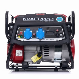 Generator electric monofazat pe benzină KraftDele KD150, 1500W, 230V/12V, motor 4 timpi 3 CP, portabil - Img 8