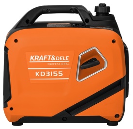 Generator inverter monofazat KraftDele KD3155, 2,6 kW, 230V, cu mod ECO și ieșire 12V, sursă mobilă de curent pentru casă, atelier și camping - Img 5