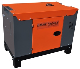 Generator profesional trifazic DIESEL KraftDele KD152 – 12/13 kW, 230V/400V, Pornire electrică, Motor V-Twin 2 cilindri, AVR, Bobinaj 100% cupru - Img 8