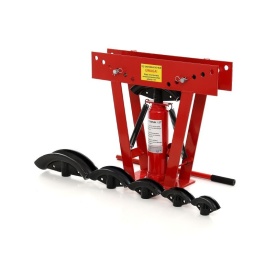 Giętarkă hidraulică manuală pentru țevi KraftDele KD339, 16T, cu set profile pentru îndoire până la 90°