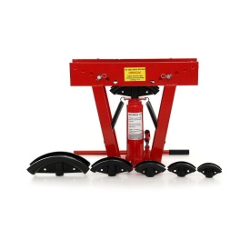 Giętarkă hidraulică manuală pentru țevi KraftDele KD339, 16T, cu set profile pentru îndoire până la 90° - Img 2