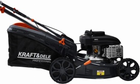 Kosiarka spalinowa cu autopropulsie KraftDele KD5084, 8 KM, lățime tăiere 400 mm, reglaj 25-75 mm, coș 45 L - Img 9