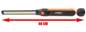 Lampă de lucru LED MaxRom 1000 lm, acumulator 2600 mAh, lumină COB + spot, încărcare rapidă pentru atelier și vulcanizare - Img 10