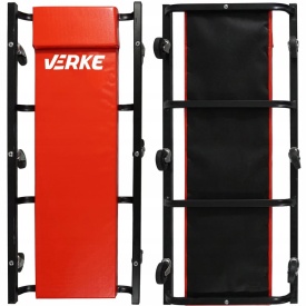 Leagăn auto tip cărucior de atelier cu tetieră și 6 roți pivotante MaxRom, 92 x 43 x 10 cm, pentru service și lucrări sub mașină - Img 3