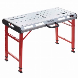 Masă de lucru pentru sudură pliabilă KraftDele KD639, blat 532 x 1068 mm, înălțime reglabilă 705-930 mm, sarcină maximă 454 kg - Img 2
