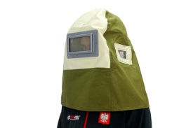 Mască de sablare cu cască de protecție reglabilă KraftDele M805907, vizieră mare detașabilă și ventilație eficientă - Img 6