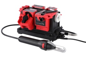 Mașină de ascuțit multifuncțională 8-în-1 KraftDele KD5496 – 220W, Arbore flexibil 21.000 rpm, Ascuțire burghie, dălți și cuțite