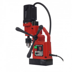 Masina de gaurit 1800W verticala cu talpa magnetica cu 1300N de 750 rot/min. prindere de 16mm cursa de 140mm - Img 1