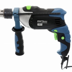 Mașină de găurit cu percuție KraftDele KD1686-Z, 1700W, 2 moduri de lucru, cap metalic, revers dreapta/stânga