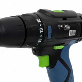 Mașină de găurit și înșurubat cu acumulator 18V KraftDele KD1671-Z, 2 baterii Li-Ion 1,3 Ah, încărcare rapidă, trusă completă - Img 3