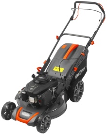 Mașină de tuns gazon pe benzină cu autopropulsie KraftDele KD5085, 9 CP, lățime de lucru 510 mm, coș 70 L