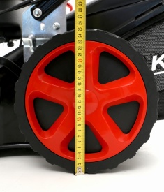 Mașină de tuns gazon pe benzină KraftDele KD5082, 6,62 kW, lățime tăiere 510 mm, coș 60 L, mulcire și evacuare laterală - Img 6