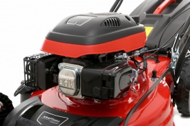 Mașină de tuns gazon pe benzină KraftDele KD5083, 6,6 kW, lățime tăiere 530 mm, coș 60 L, pornire manuală și electrică - Img 5