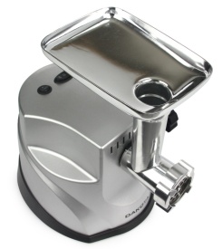 Mașină electrică de tocat carne Mar-Pol Dakota Premium, cu 3 site, funcție înainte/înapoi și accesorii pentru cârnați și kebbe - Img 3
