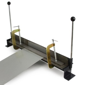 Mașină manuală de îndoit tablă Mar-Pol M79295, 75 cm, grosime max. 1 mm, unghi reglabil 0-90° - Img 2