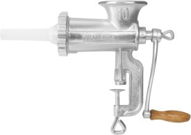 Mașină manuală de tocat carne KraftDele KD4192, mărimea 10, cu site și pâlnii pentru cârnați - Img 11