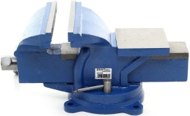 Menghină de banc rotativă KraftDele KD1105, 250 mm, cu nicovală integrată și bază rotativă 360° - Img 4