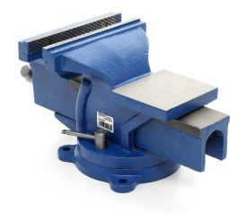 Menghină rotativă de banc 150 mm cu nicovală KraftDele KD1103, din oțel, pentru atelier și lucrări de prindere - Img 6