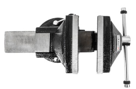 Menghină rotativă din fontă 125 mm MaxRom, cu nicovală, bază rotativă 360° și bacuri înlocuibile - Img 12