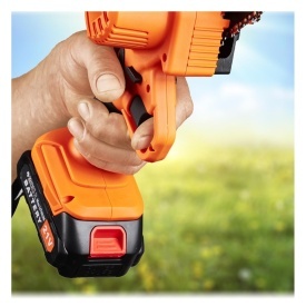 Mini fierăstrău cu lanț cu acumulator KraftDele KD10626, 6 inch, 21V, 2 baterii, valiză transport - Img 9