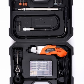 Mini polizor multifuncțional KraftDele 270W cu set 126 accesorii pentru șlefuire, gravare, găurire și lustruire KD10752 - Img 4