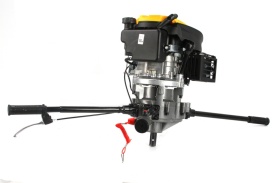 Motoburghiu profesional DEMON 173cc – motor 6 CP, transmisie planetară 20:1, adaptor burghie 20mm M83120 - Img 4