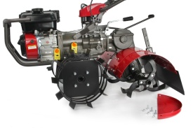 Motocultor 62 cm 7 HP DEMON M83251 – cu tracțiune, 2 viteze înainte + marșarier, adâncime 29 cm, set roți - Img 6
