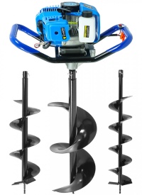 Motoforeza de pamant cu 3 burghie 5,2 CP B1400 BAUG