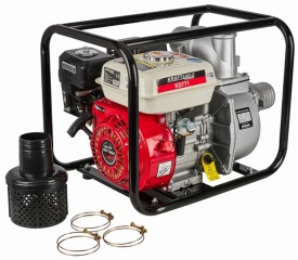 Motopompă 3” pentru apă KraftDele KD771 – 1000L/min, 6,5CP, 30m înălțime refulare, pompă benzină pentru apă curată și murdară - Img 3