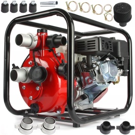 Motopompă de presiune pe benzină 2 inch Mar-Pol M30005, 7 bar, 600 l/min, motor OHV 7 HP