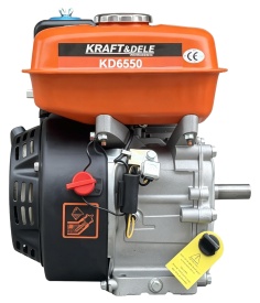 Motor termic pe benzină KraftDele KD6550, 7 CP, 210 cmc, arbore orizontal 19 mm, 4 timpi pentru utilaje și echipamente - Img 5