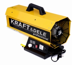 Nagrzewnică pe gaz KraftDele KD11733, 60 kW, cu termostat automat, reductor și furtun incluse - Img 6