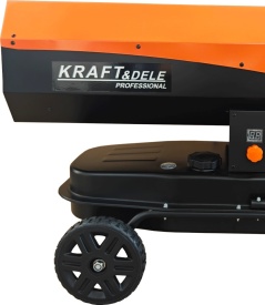 Nagrzewnică pe motorină KraftDele KD5960, 60 kW, cu termostat, ventilator și rezervor 38 L pentru hale, ateliere și șantiere - Img 7