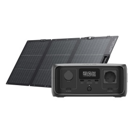 Pachet: Stație de alimentare UPS EcoFlow River 3 + panou solar de 160 W