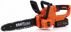 Piilă electrică cu acumulator KraftDele KD10643, 21V, 12 inch, 2 acumulatori 4Ah și accesorii incluse, pentru grădină și tăieri ușoare - Img 2