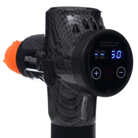 Pistol de masaj KraftDele KD3082, 125W, 8 capete interschimbabile, 30 trepte de viteză, ecran LCD tactil - Img 4