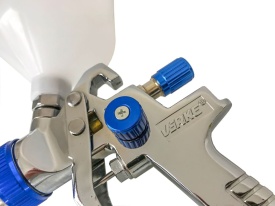 Pistol de vopsit pneumatic HVLP VERKE H-888P, duză 1,5 mm, rezervor 600 ml, pentru lucrări de vopsire precise și uniforme - Img 5