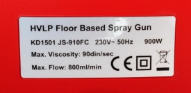 Pistol electric de vopsit cu compresor KraftDele 900W KD1501 pentru aplicare rapidă și uniformă a vopselei - Img 10