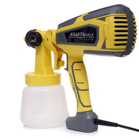 Pistol electric de vopsit KraftDele KD1656, 500W, rezervor 1000 ml, 3 duze pentru acoperire uniformă - Img 8